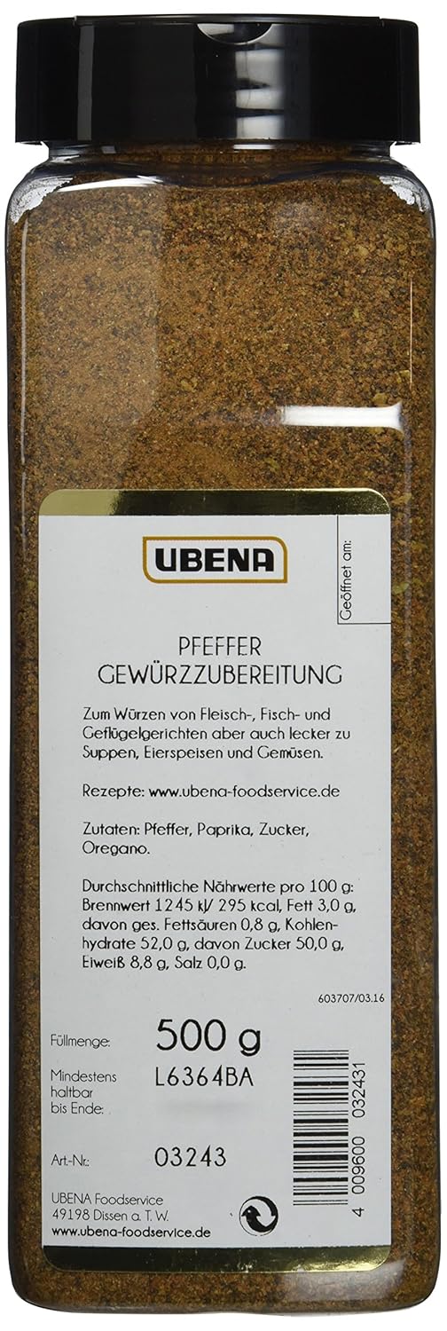 Ubena Spicy Pepper 500 g - Freshness and Quality