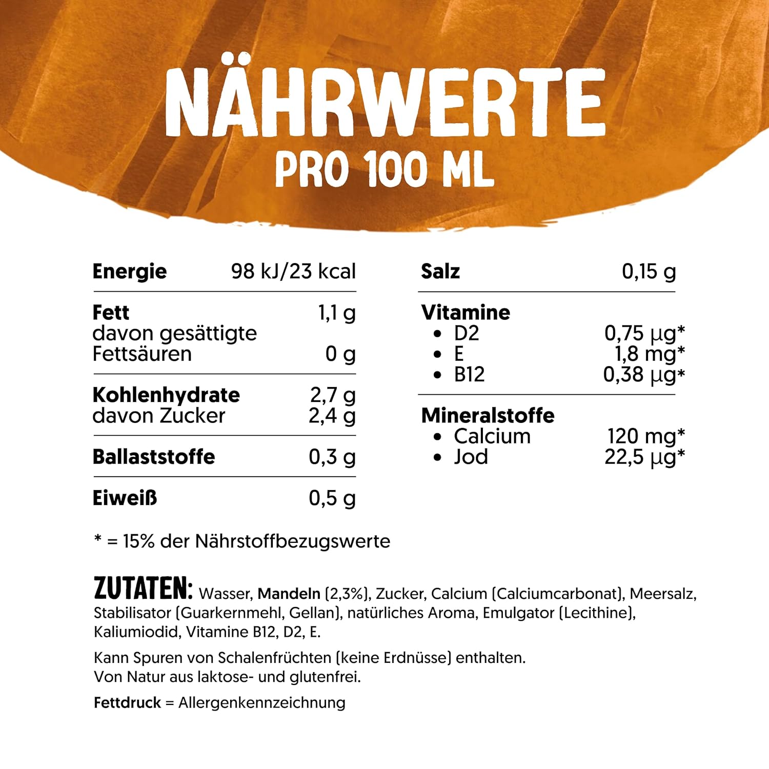 Alpro Mandeldrink Sugar Free - Source Of Calcium And Vitamins