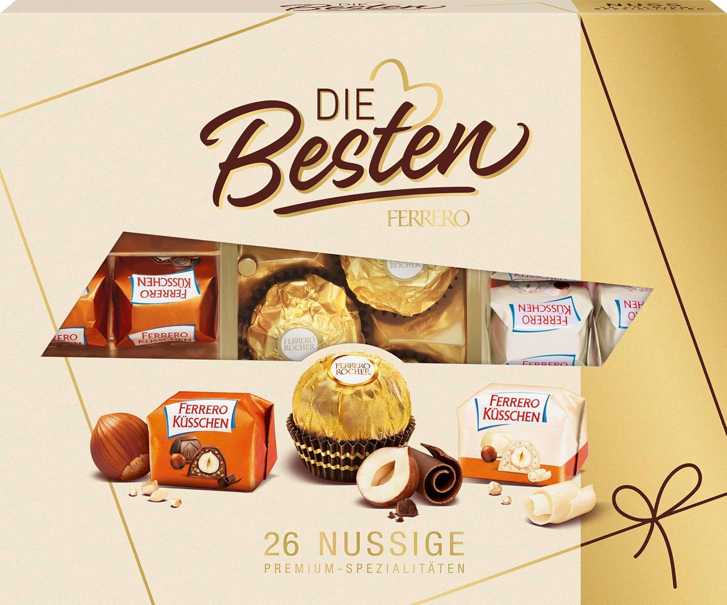 Ferrero The Best Nut Edition - Chocolate Gift for Him and Her with 3 Premium Assortments