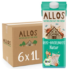 Allos Mandeldrink Sugar Free Mandel Natur Vegan Lactose 1L