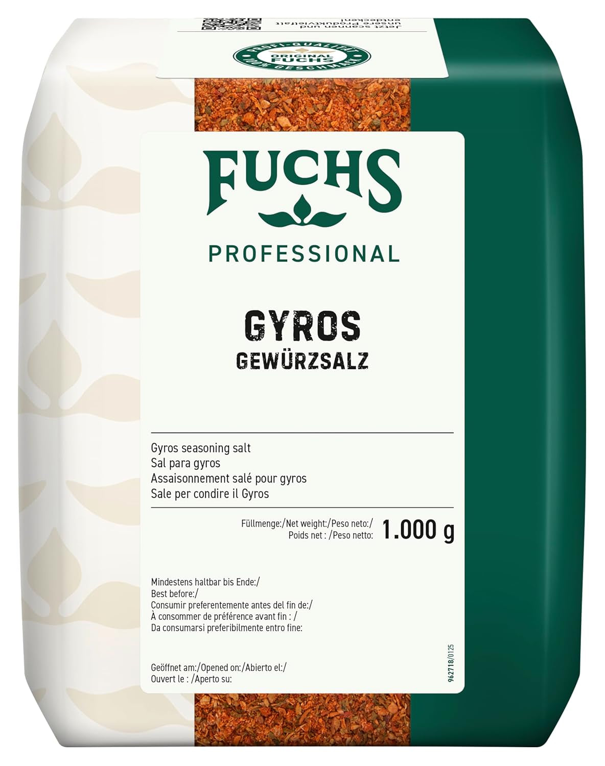 - Gyros Gewürzsalz | Gewürz für griechische Fleisch-Gerichte | Profi-Qualität für Großverbraucher | 1 kg im recyclable bag