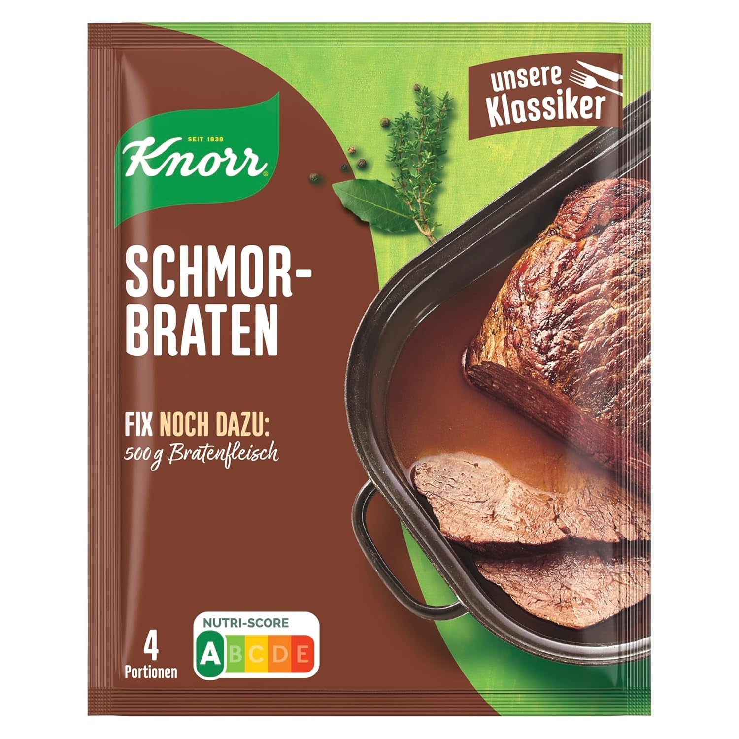 Knorr Fix Pfeffer-Rahm Medaillons 3 Portionen (1 x 35 g) | 35 g (1 pack)
