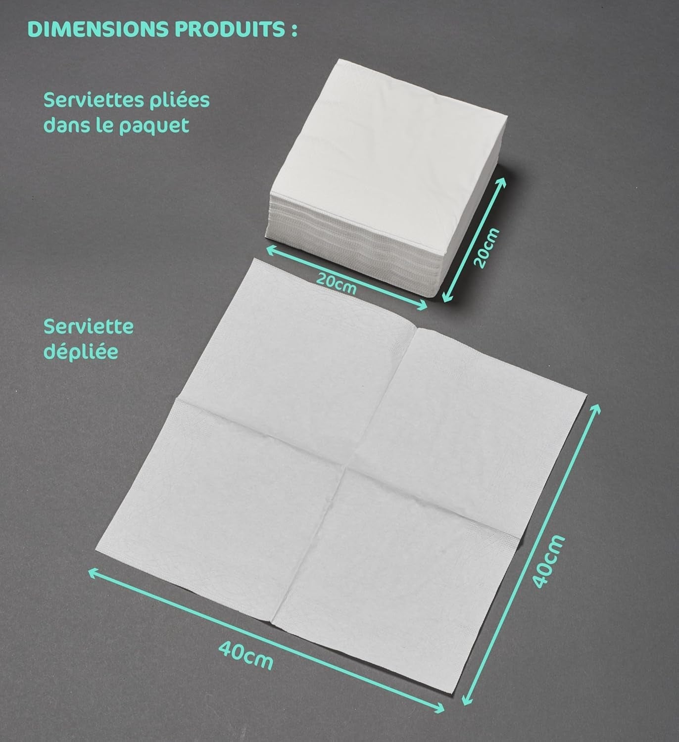 - Șervețele din fibră de mătase - Negru - Șervețele din hârtie certificate Fsc® - Reciclabile și biodegradabile - Dimensiune 40 X 40 Cm - 3 straturi - 40 șervețele