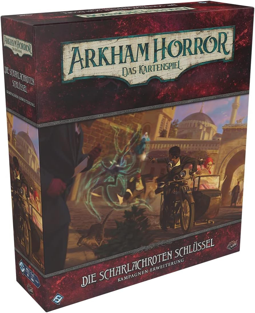 Fantasy Flight Games, Arkham Horror: LCG, Core Game, Expert Game, Card Game, 1-4 Players, Ages 14+, 45+ minutes, German, Multicolor, Colorful