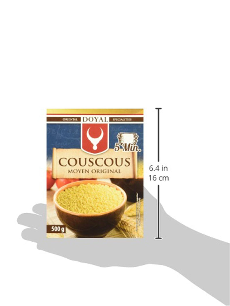 Couscous – Light and fluffy couscous with a slight nutty flavor – A typical North African specialty – 1 x 500g