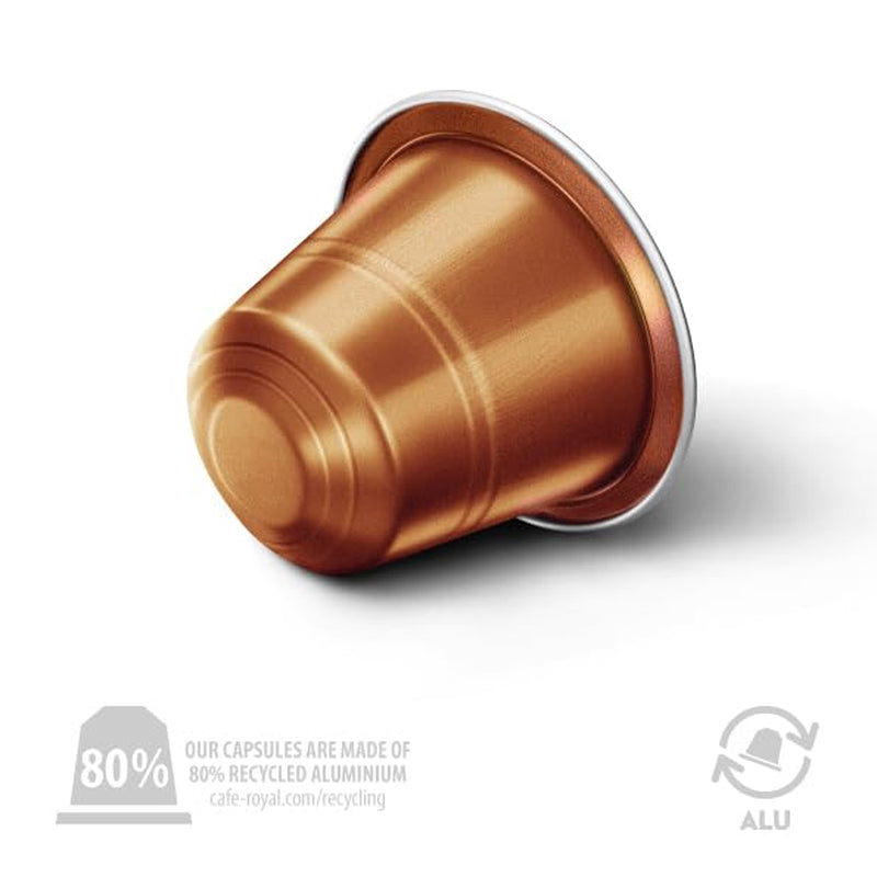 Café Royal Peru Lungo Bio – Nespresso®-kompatible Kaffeekapseln, 100% Arabica aus Peru, cremig, Intensität 5/12, Fairtrade, 100 Kapseln