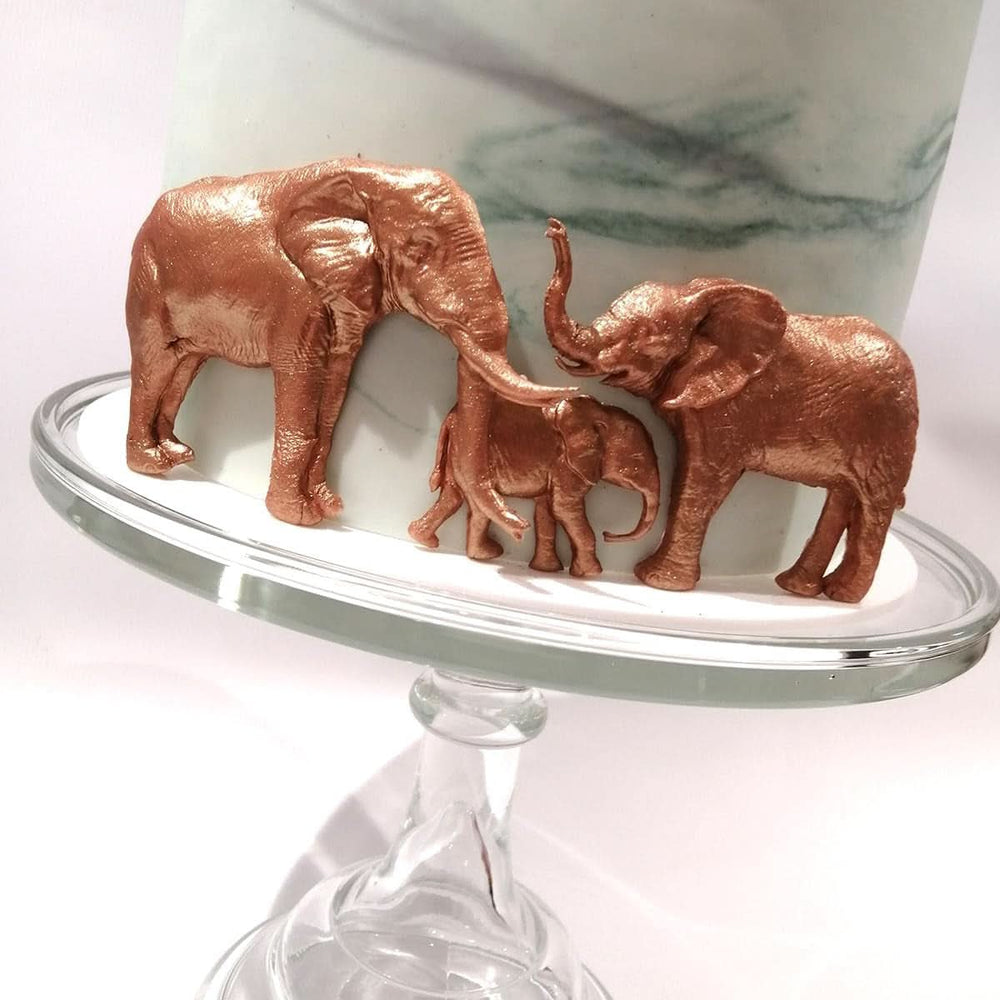 Katy Sue, Silicone Mold Family of Elephants Kitchen Naty Shop