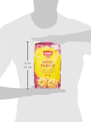 Mehl "Farine" - Basismehlmischung Glutenfrei 1Kg, 10Er Pack Mixture for baking and cooking Naty Shop