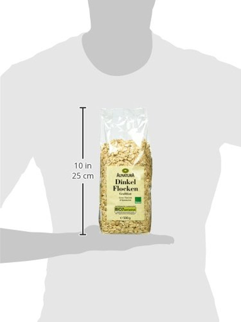 Organic spelled flakes with large flakes, 500g
