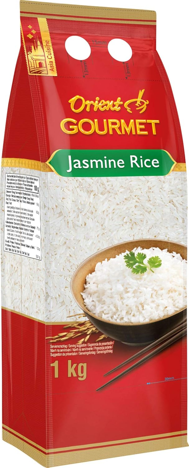 GOURMET rice with jasmine 100%, 1 kg