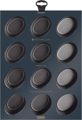 Masterclass Friand Pan - 12 Hole, Grau Molds and baking trays Naty Shop