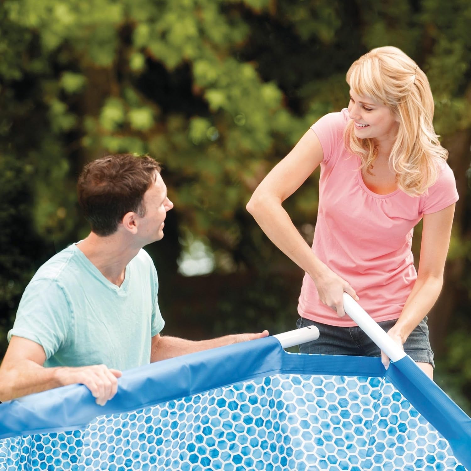 Piscină Intex cu cadru metalic de 2,4 m x 51 cm
