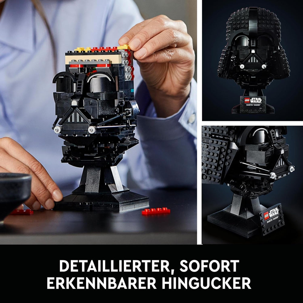 LEGO Star Wars Darth Vader Helmet Building Set for Adults, Gift Idea for Men, Women, Him or Her, Collection Model to Build and Display 75304 Building Sets Besuche den LEGO-Store