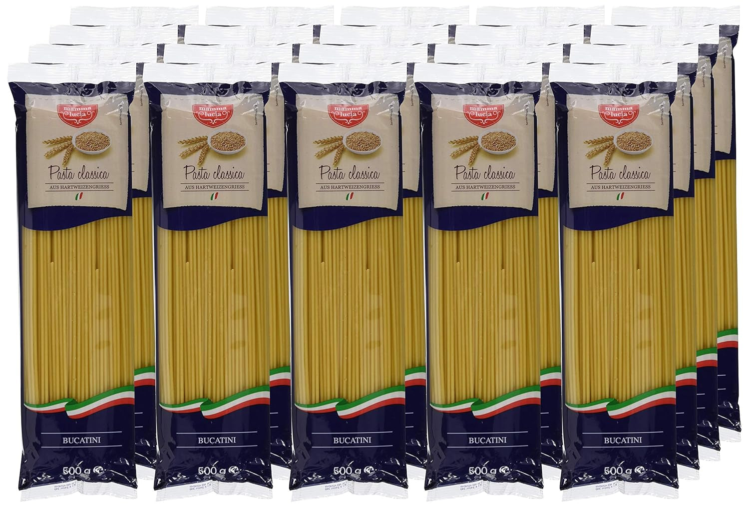 Pasta Bucatini - Macaroni, pack of 20 (20 x 500 g)