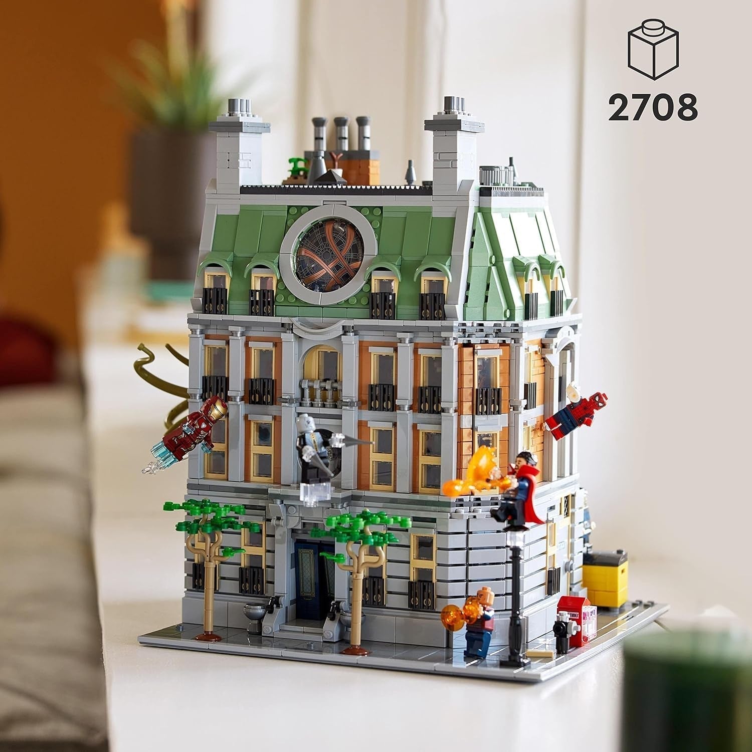LEGO Marvel Sanctum Sanctorum 3-Story Modular Building Set with Doctor Strange and Iron Man Minifigures Avengers: Endgame Toy House Fan Collectible Great Room Decor 76218 Building Sets Besuche den LEGO-Store