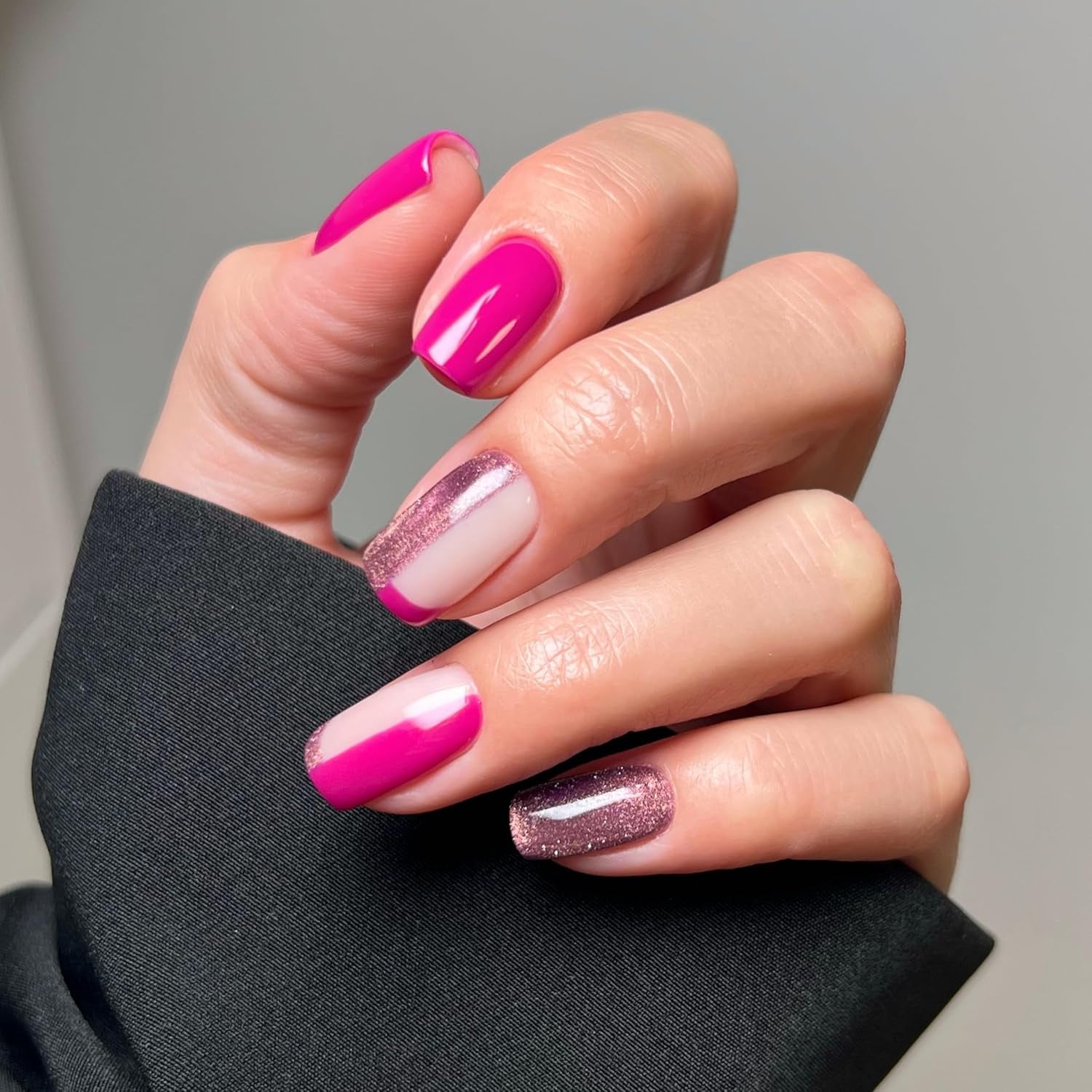 UV Nail Polish Semilac Hybrid 436 Powerful Burgundy 7ml Even Better Together Collection