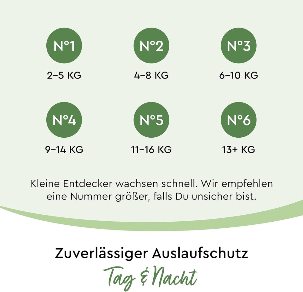 LILLYDOO Eco Diapers, Size 5 (11-16kg), Monthly Box (125 Pieces)