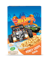 Hot Wheels Honey Loops Crunchy Whole Grain Breakfast Cereal with Added Vitamins, 1 Pack (1 x 375g)