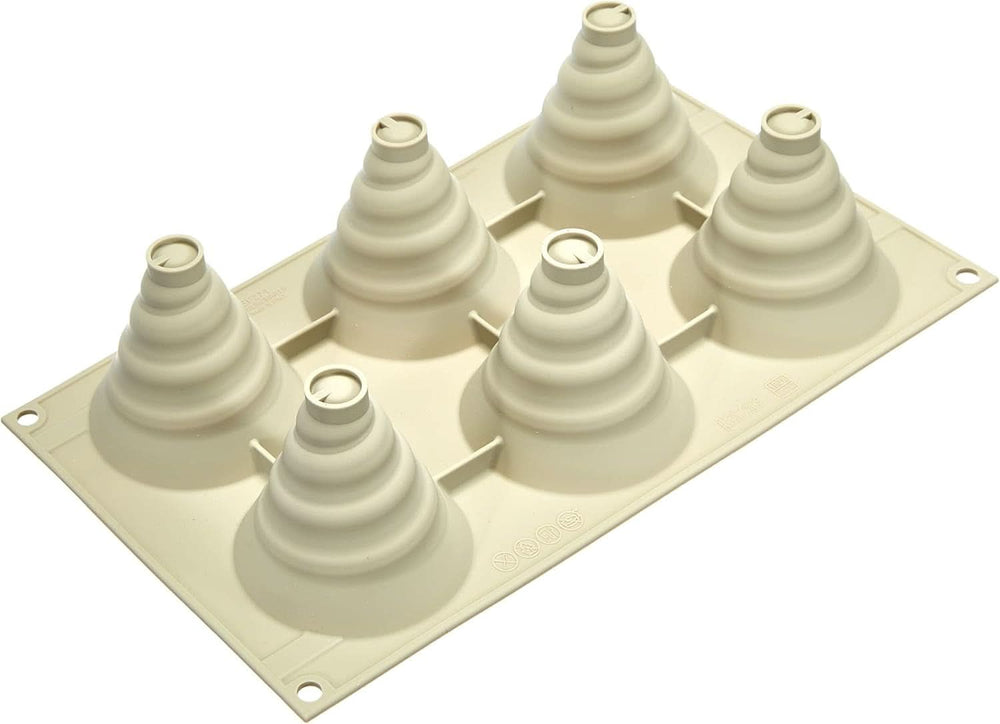 Silikomart, Formă pentru prăjiturele Tartufo de silicon, 8 Monoportii, Ø 62 H 52 mm Bucatarie Naty Shop Soffice Incanto