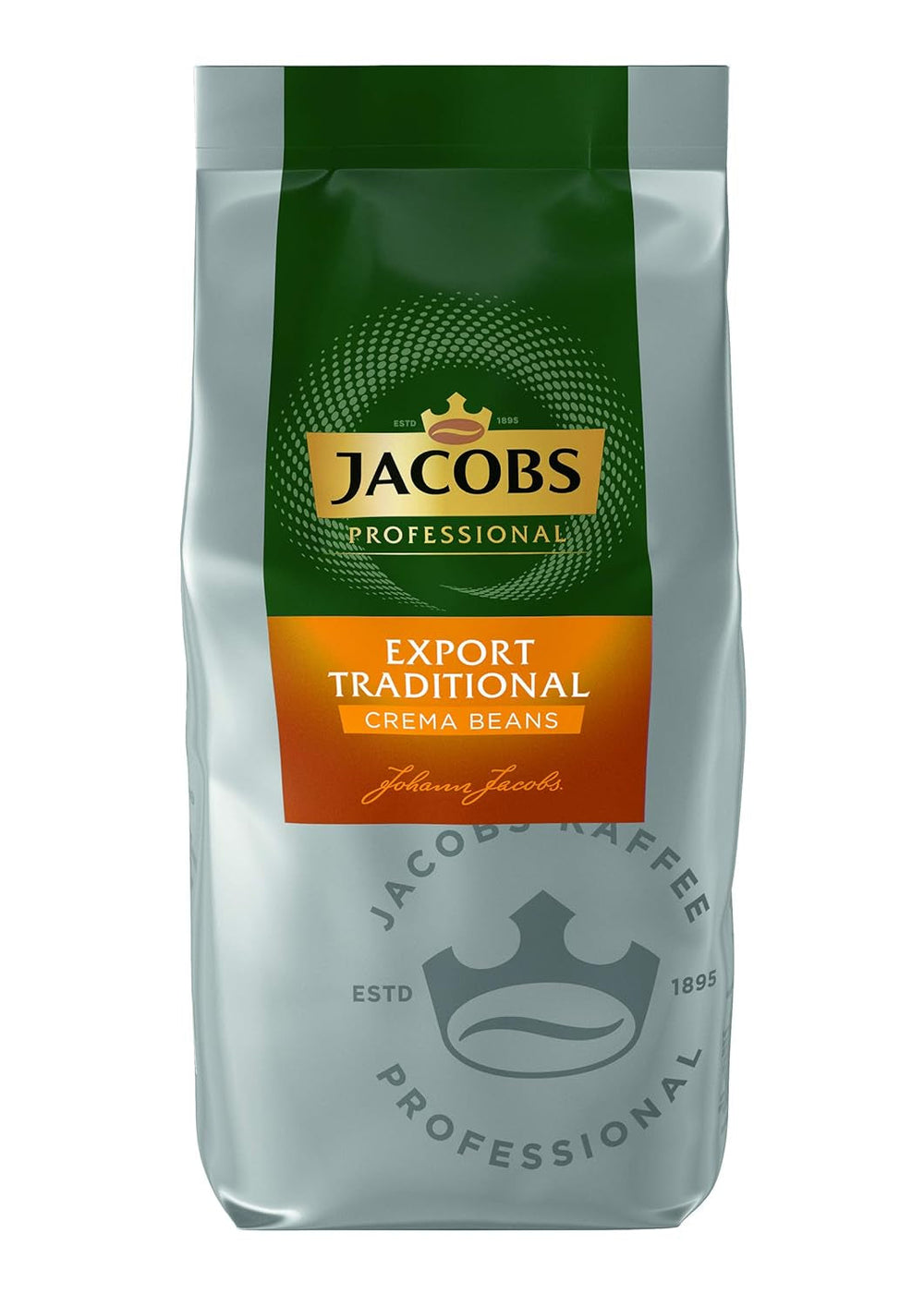 Jacobs Professional Le Grand Café Cream, whole coffee beans 1kg, Mild, Intensity 2/5 Coffee Naty Shop 1 Kg Café Cream Export Traditional