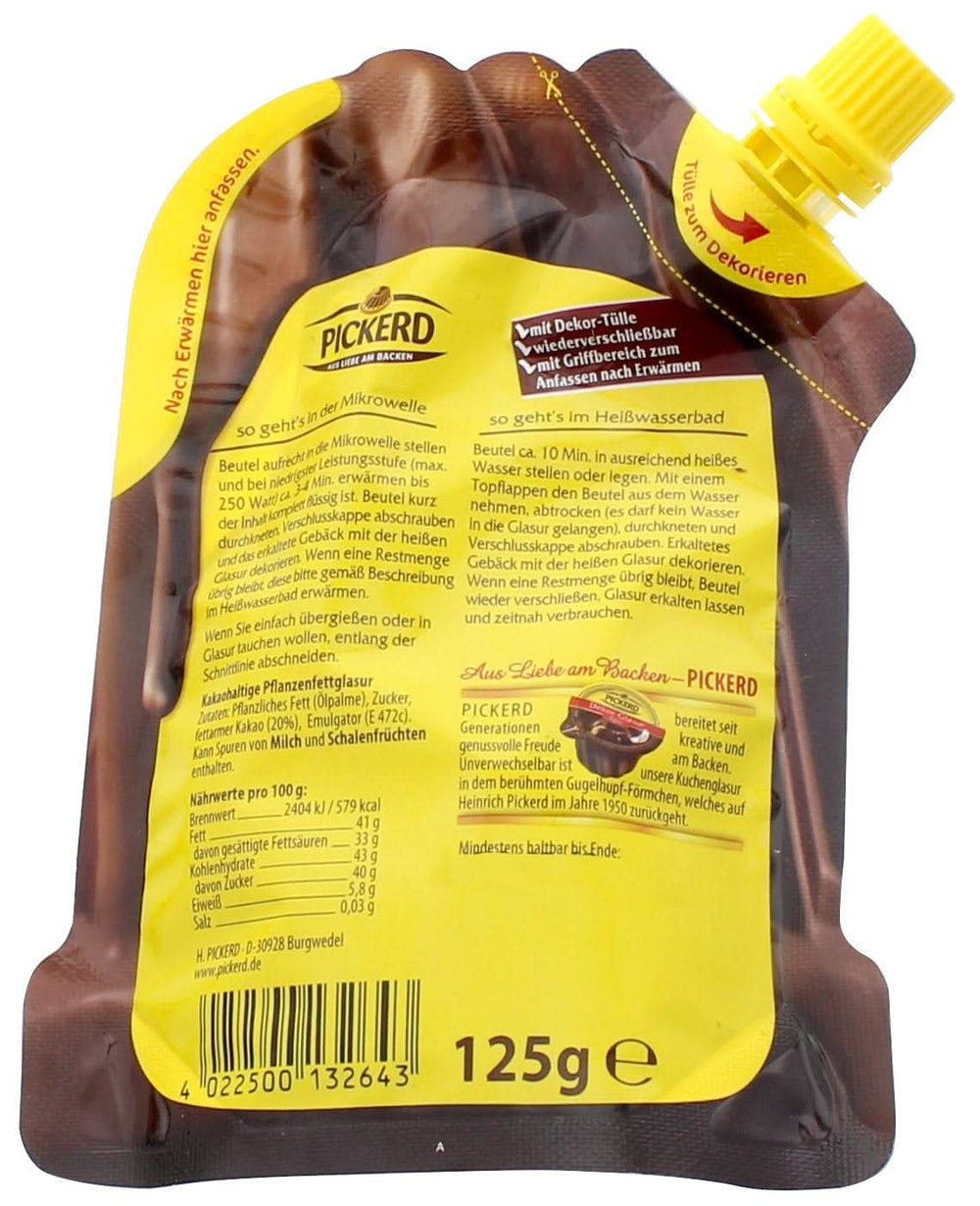 Chocolate glaze for cakes, Dream, 125 grams Glazes and Decor Naty Shop