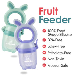 Tétine Pour Bébé/Tétine à Fruit/Tetine Grignoteuse Bebe/Tétine D'alimentation Pour Bébé - Toy de Dentition Pour Bébé, Sans BPA (Pachet de 2)