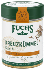 Fuchs Gewürze - Kreuzkümmel gemahlen - zum Würzen von Couscous, Hummus und Falafel - natural ingredients - 50 g in wiederverwendbarer, recyclebarer Dose