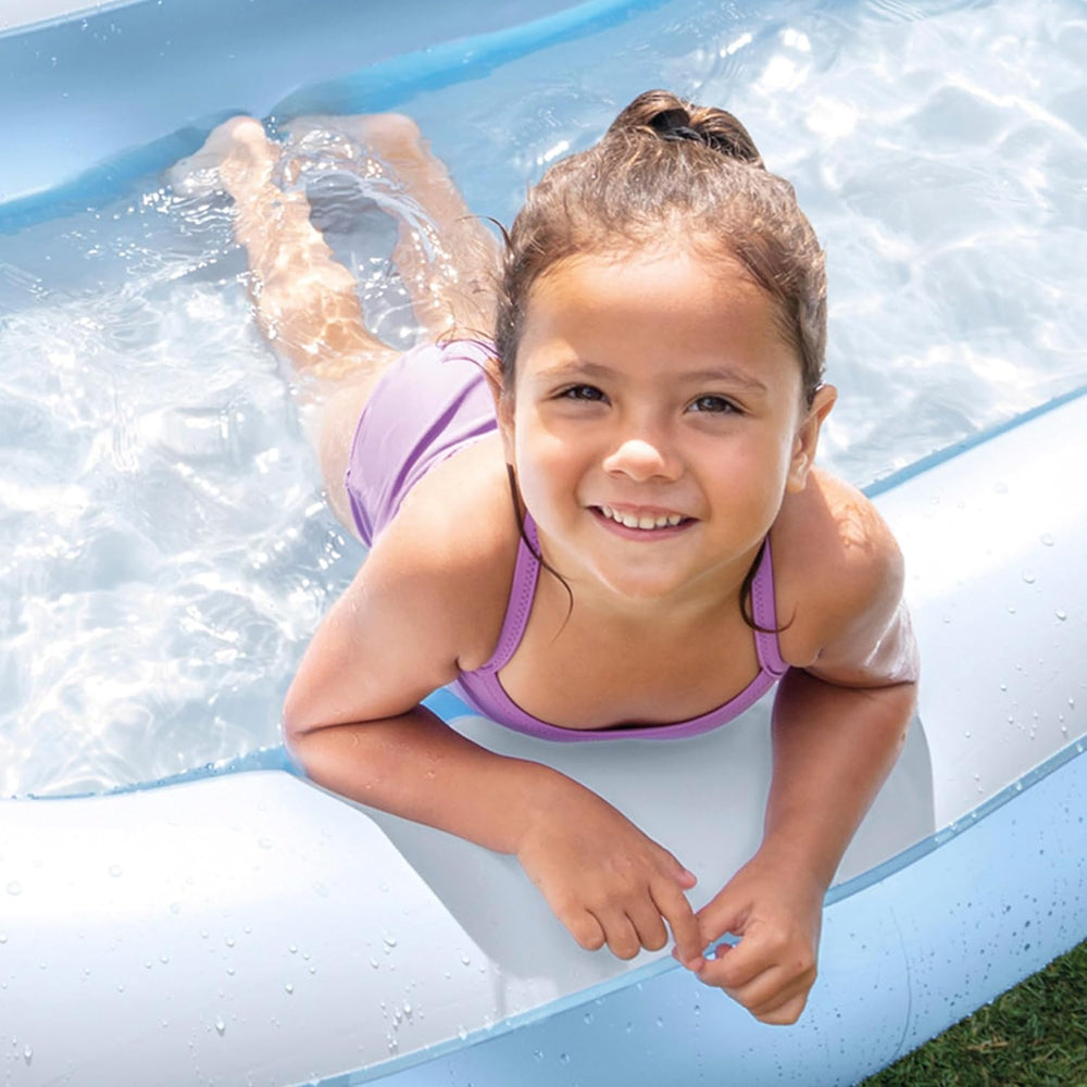 Intex Rectangular Pool - Above Ground Children's Pool - Children's Pool - 166 x 100 cm x 25 cm - For 2+ years