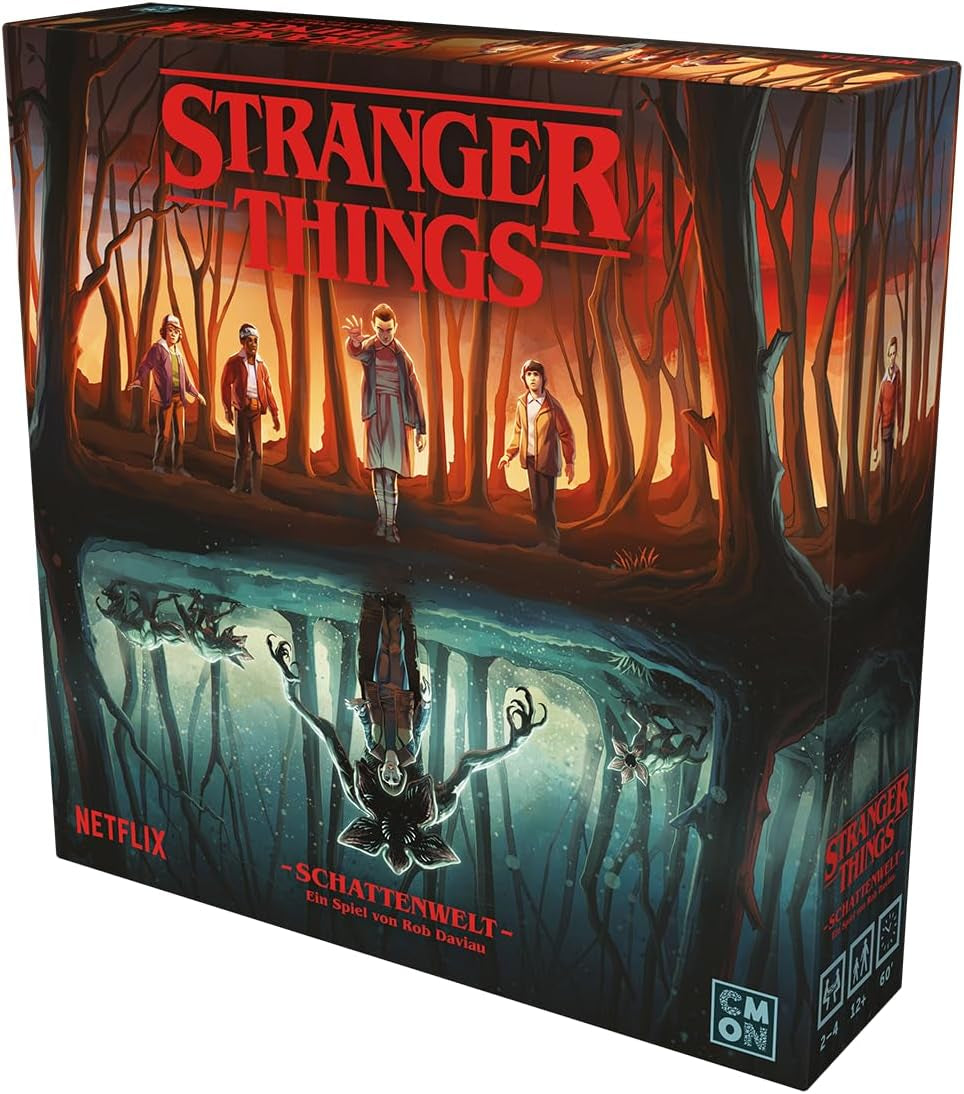Stranger Things: Shadow World, Expert Game, Board Game, 2-4 Players, Ages 12+, 60 Minutes, German, Multicolor, Colorful