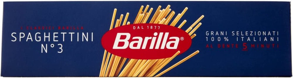 Barilla Pasta Klassische Spaghetti n.5 aus high-quality Hartweizen immer al dente, (1 x 500 g), geschmacklos