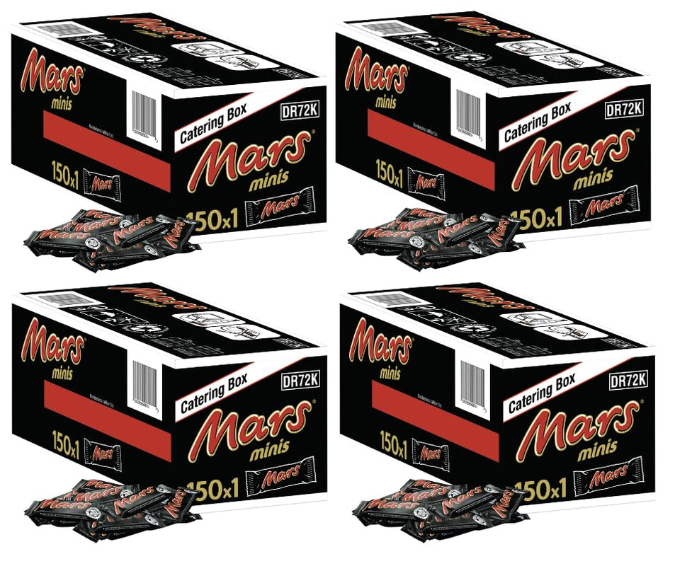 Mars Minis Chocolate Bars | Bulk pack of chocolate | Caramel | 150 x 18g