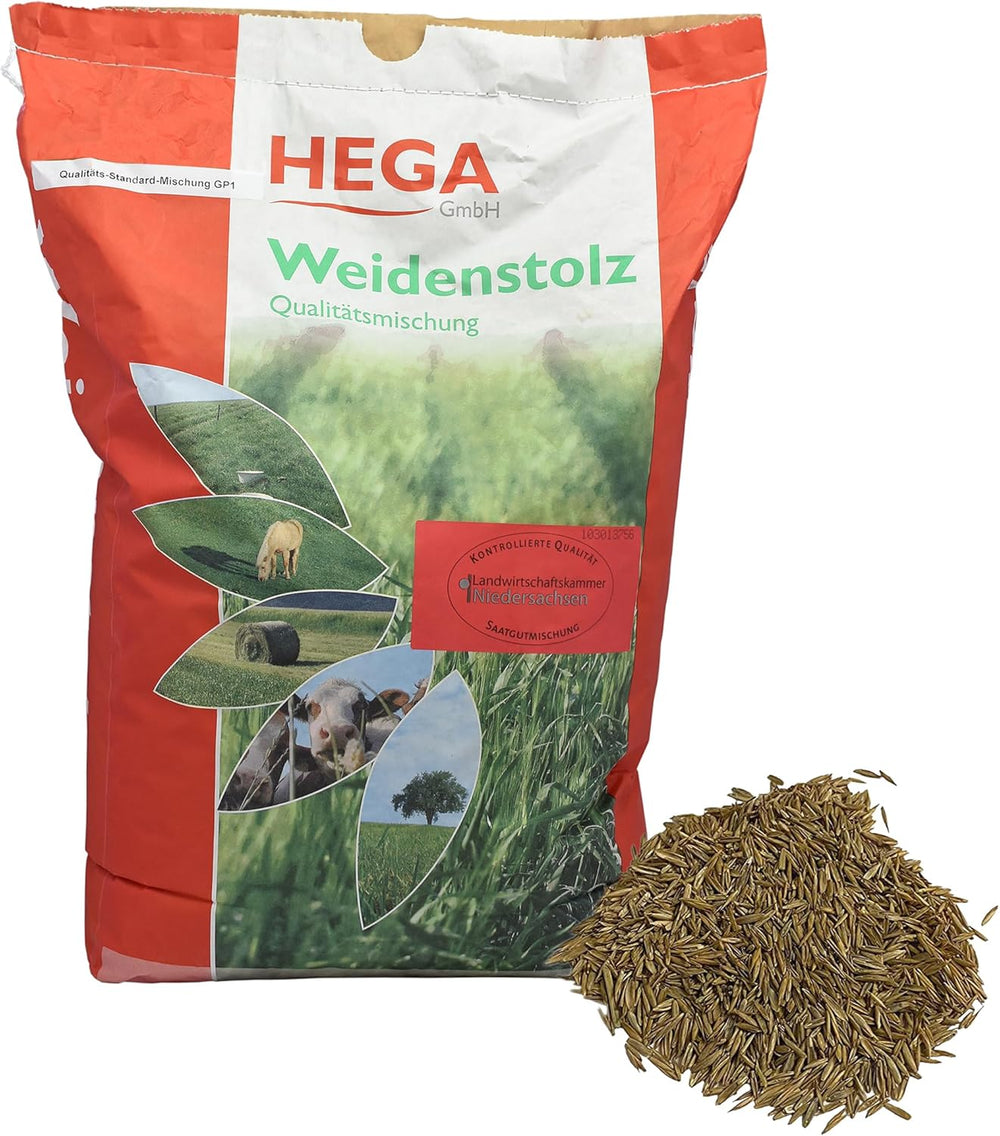 Weide Weidestolz, Pferdeweide Fructanarm 10Kg Weidegras Gras Futterwiese Saatgutmischung Für Weidegras I Ideal Für Pferde & Alpakas I Neuansaat Für Weide & Heu
