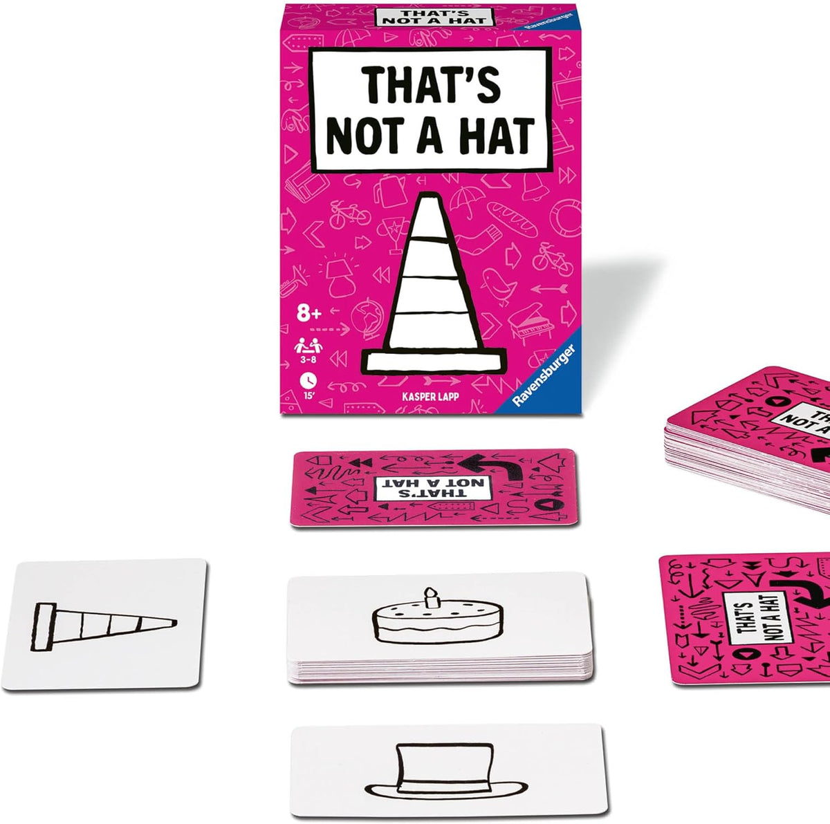 Ravensburger - 20954 That's Not a Hat - Party Game, Card Game for 3-8 Players, Fun Entertainment for Ages 8 and Up - Birthday Gifts