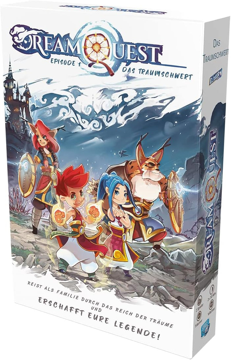 Space Cow, DreamQuest, Kids Game, Stories, 2 Players, Ages 6+, 30 Minutes, German
