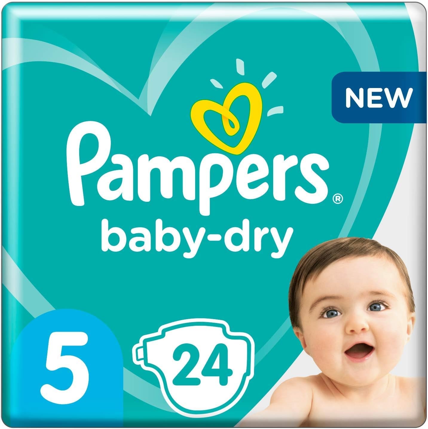 Pampers diapers for babies size 5 (11-16 kg), 24 pieces, up to 12 hours of protection against leaks
