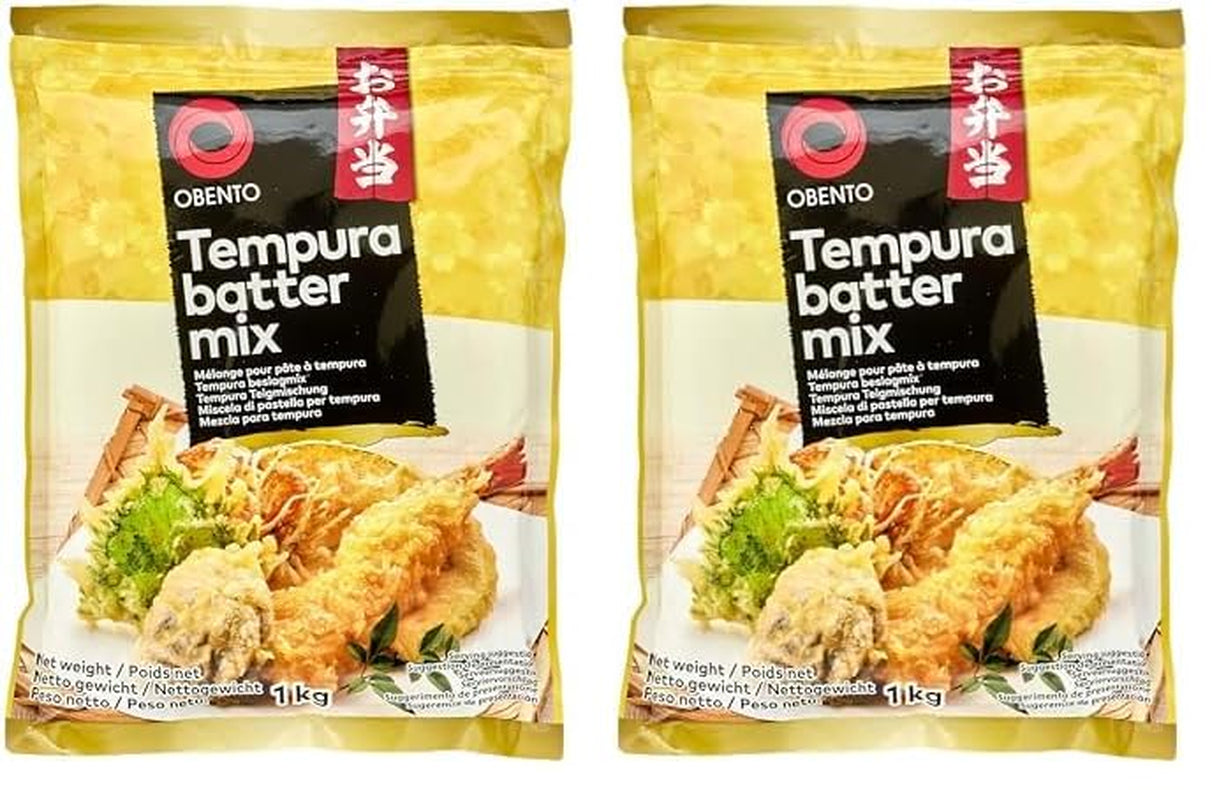 Tempura Batter Mix Tempura Back-Frittiermischung, 500 Gram Mix for baking and cooking Naty Shop 1 Kg (2Er Pack)