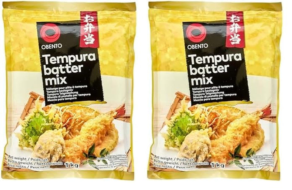 Tempura Batter Mix Tempura Back-Frittiermischung, 500 Gram Mix for baking and cooking Naty Shop 1 Kg (2Er Pack)