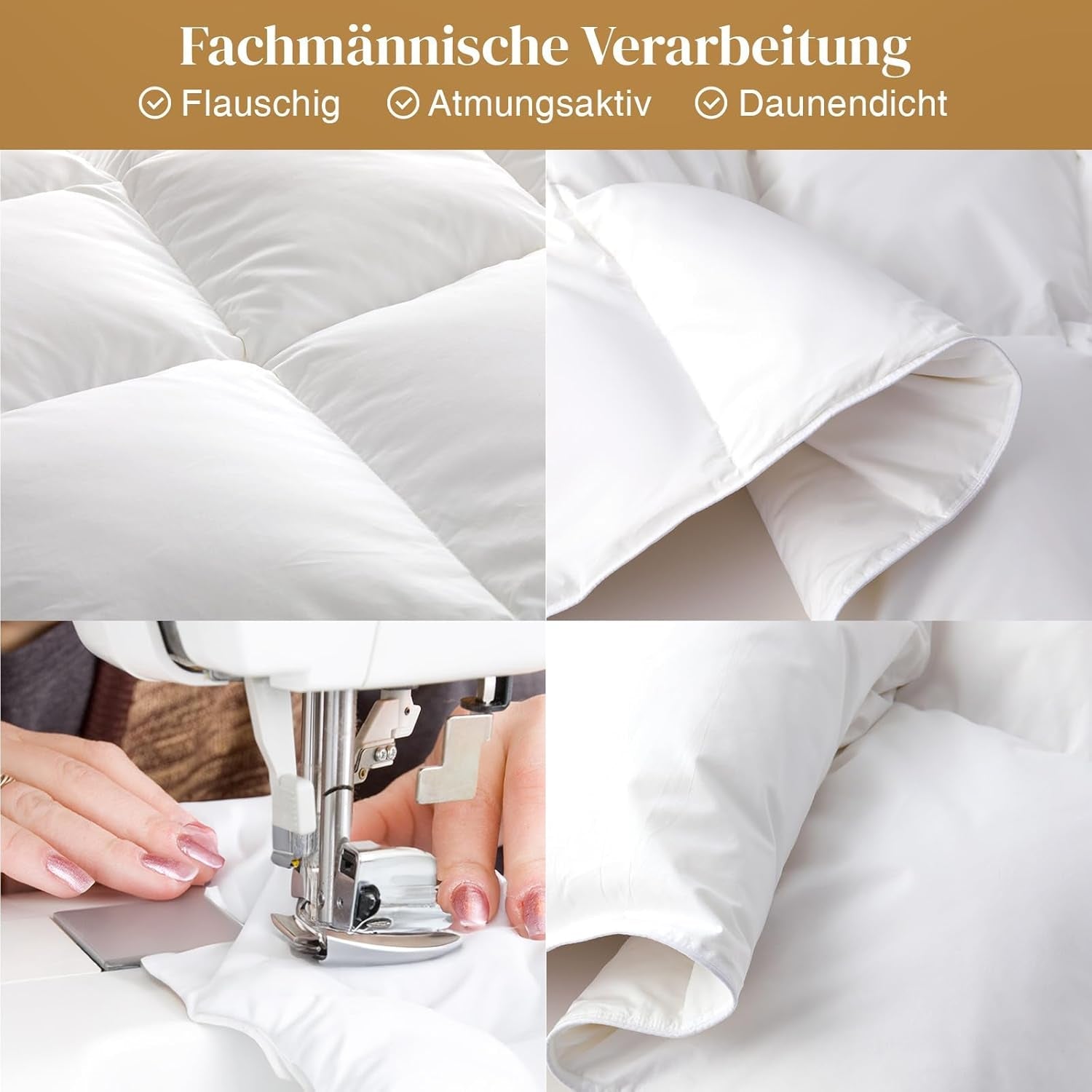 135X200 All Season Comforter 100% Cotton Goose Down Feather Comforter Thick Filled Feather Comforter No Live Plush Extra Fluffy Transitional Comforter 3D Baffle Box Single Bed White Quilts & Quilts Naty Shop