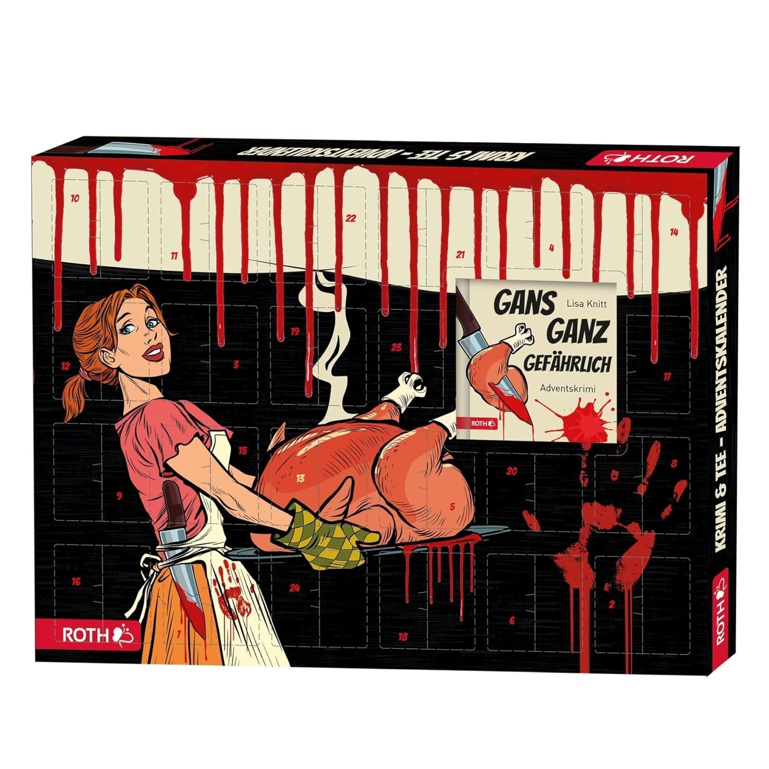 ROTH Calendar de Advent cu ceaiuri organice și polițiste