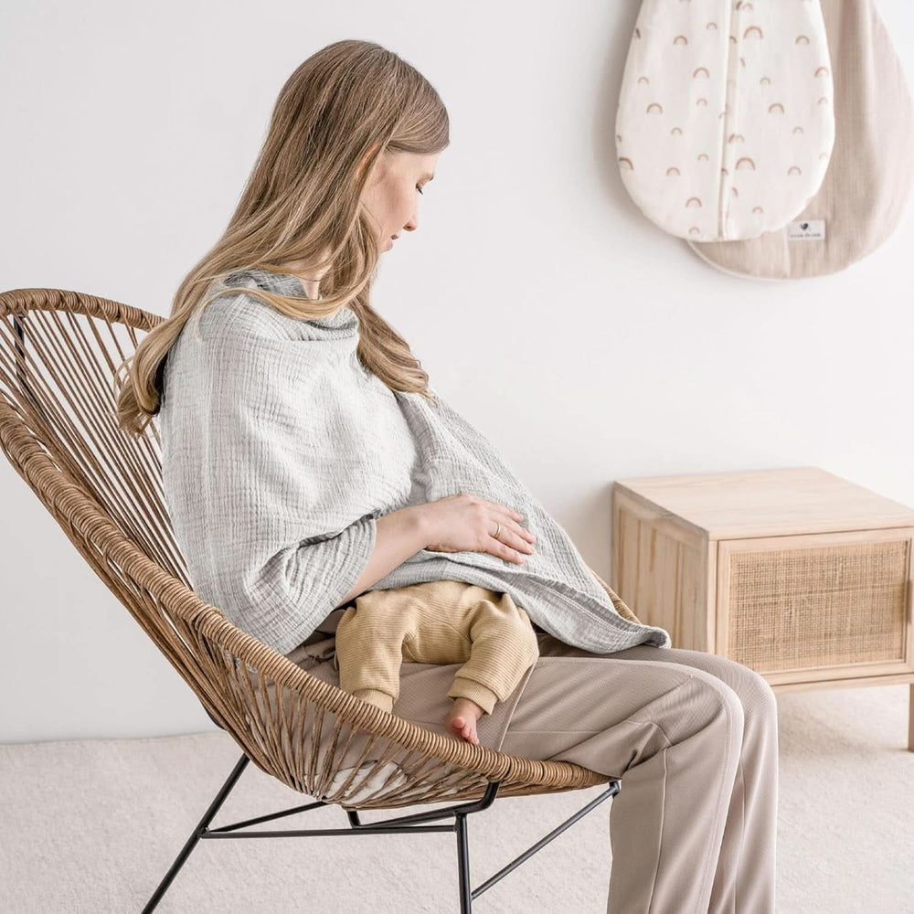 Julius Zöllner nursing blouse made of 100% cotton muslin, OEKO-TEX STANDARD 100, Made in Germany Accessories Food and Breastfeeding Bebe Naty Shop