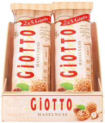 GiOTTO – a pastry specialty prepared according to an original Italian recipe – wafer shell, milk and hazelnut cream filling and hazelnut pieces glaze – 10 x 21.5g