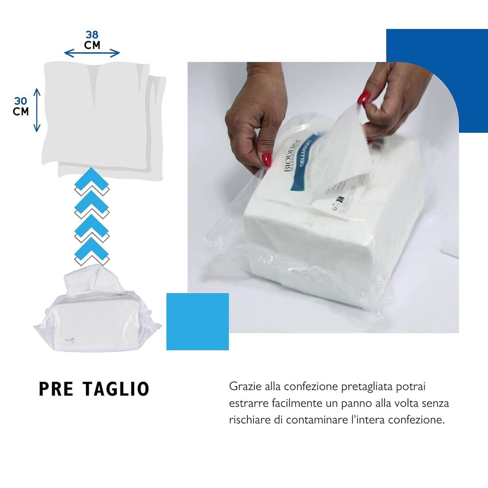 BIODERM Cellusoft - Disposable soft viscose and polyester wipe Baby Wet Wipes Naty Shop