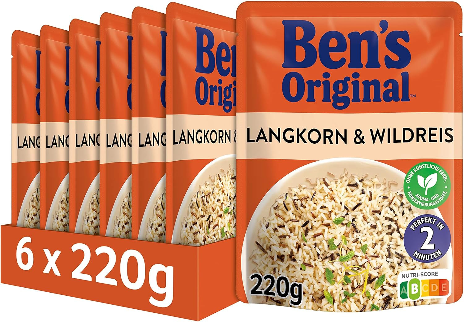 BEN'S ORIGINAL™ Express Basmati Rice 6 x 220g