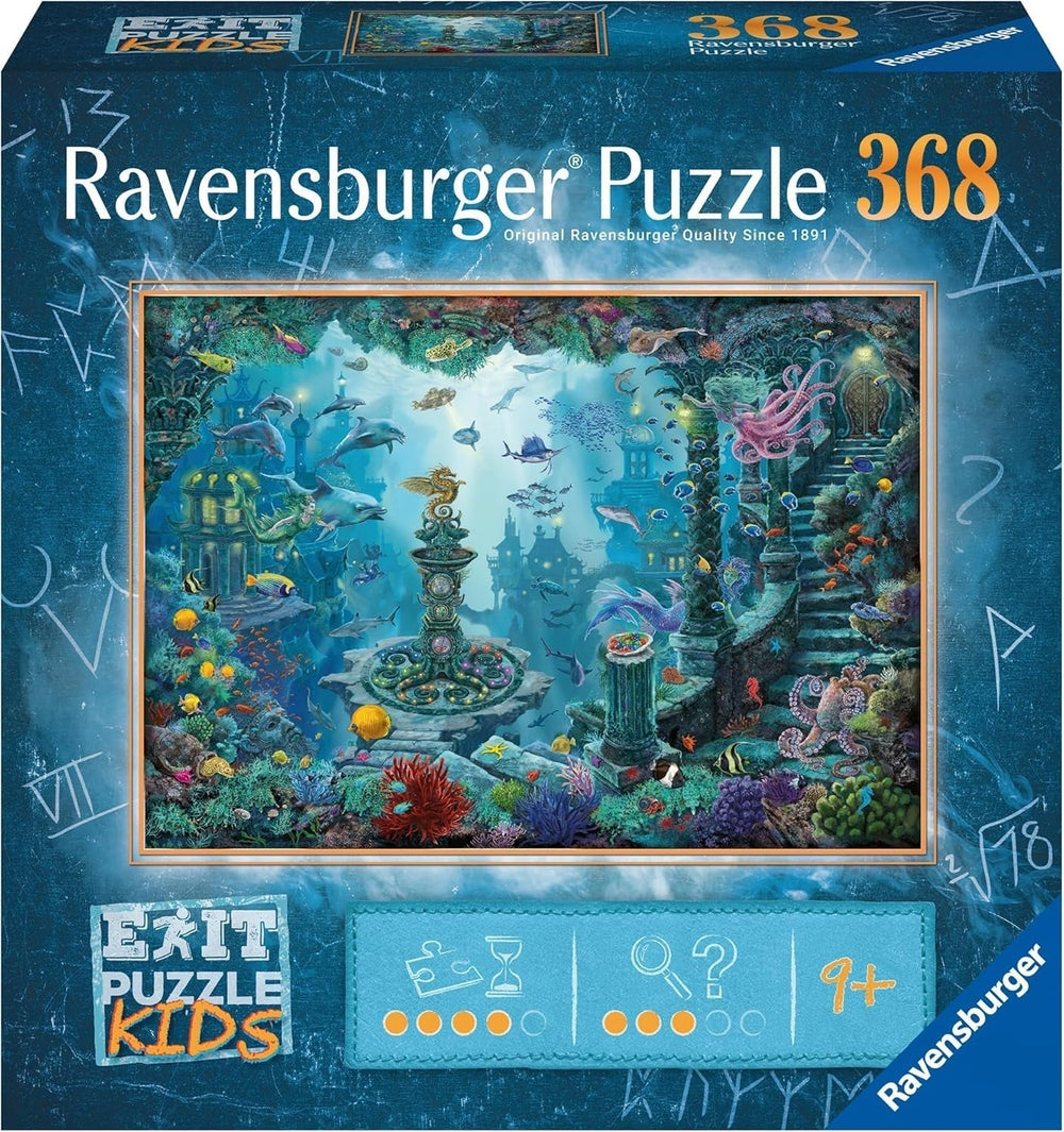 Ravensburger EXIT Puzzle Kids - 13394 In the Underwater Kingdom - jigsaw puzzle 368 pieces for children over 9 years old, children's puzzle Puzzle Naty Shop Default title