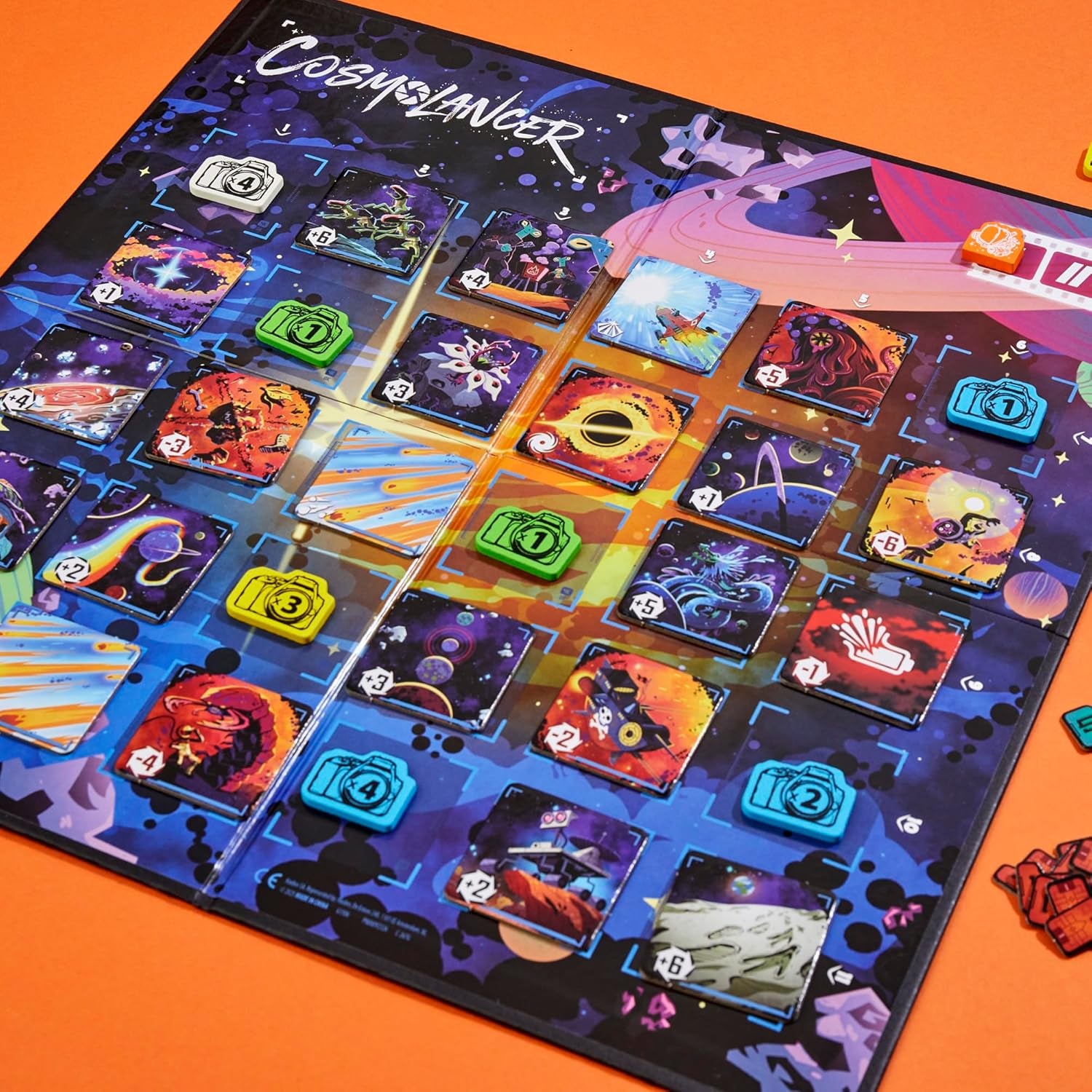 Cosmolancer, a strategic board game by Reiner Knizia
