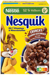 Nesquik Nestlé Nesquik Crunchy Breakfast, Cereal with chocolate and whole grains, 1 pack (1 x 330g)