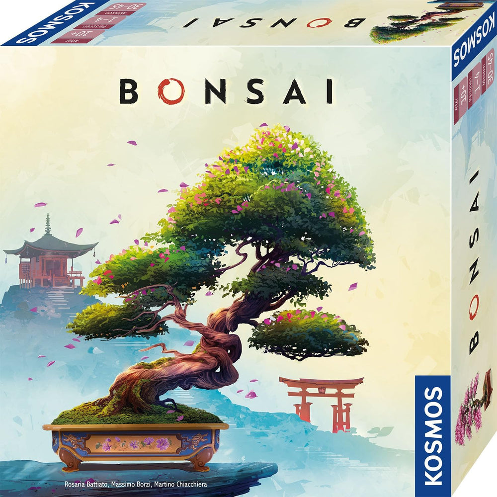 KOSMOS 684259 Bonsai, Joc de societate tactic cu reguli simple și o gamă largă de jocuri, joc de petrecere pentru 1-4 jucători cu vârsta de 10 ani și peste.