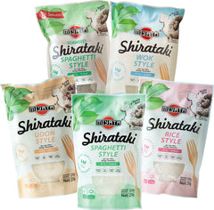 Miyata Shirataki Mixed Box of 5 Different Varieties, Konjac Flour Noodles, 5 Packs (5 x 270g)