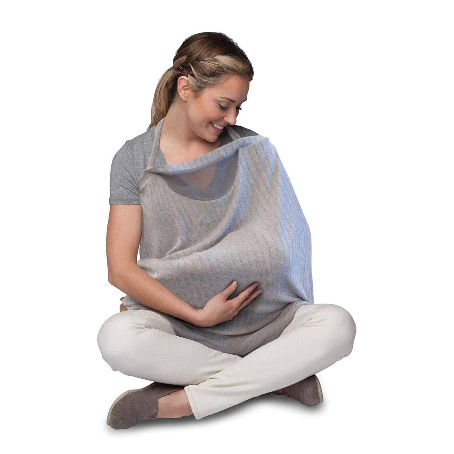 Chicco - Boppy Infinity nursing scarf 17 Cm gray Accessories Food and Breastfeeding Bebe Naty Shop