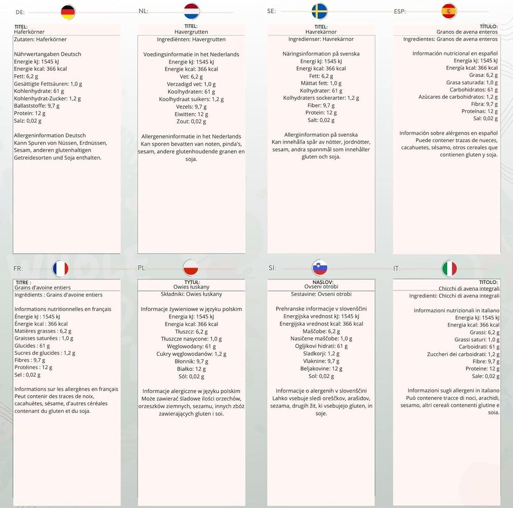 Oat groats Wholefood Earth 2 kg | Non-GMO | Natural | Rich in fiber